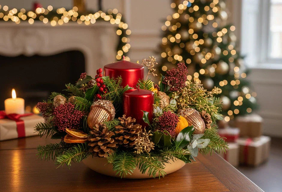 Christmas Flower Decorations: Elegant Festive Styling Ideas