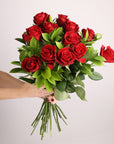 "Classic symbol of love red roses bouquet"