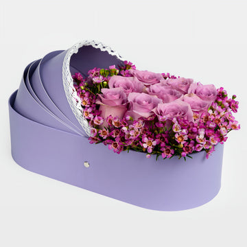 "Baby lavender floral bouquet"