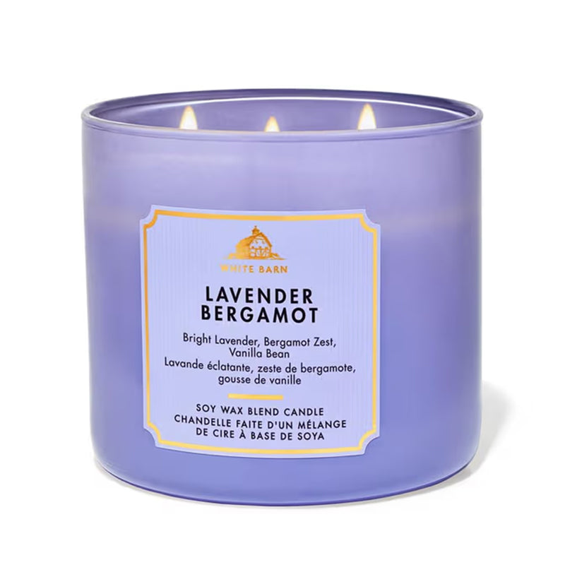 Lavender Bergamot 3-Wick Candle