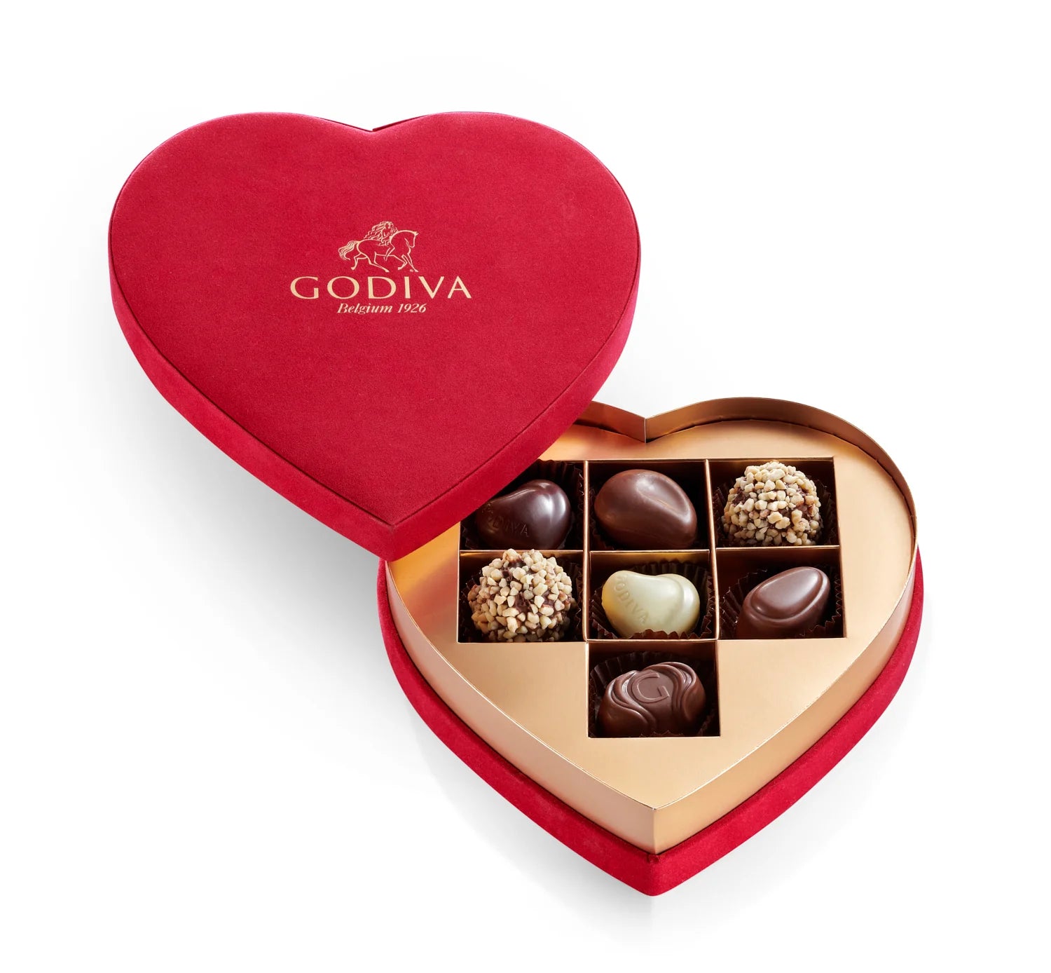 Godiva Velvet Heart Gift Box